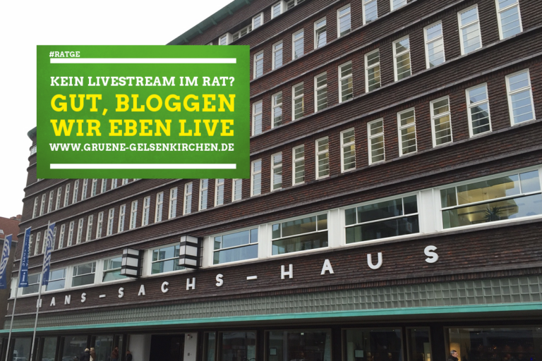 17. Sitzung des Rates der Stadt Gelsenkirchen – LIVE Blog