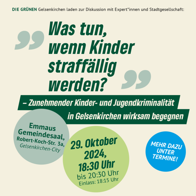 Podiumsdiskussion zur Kinder- und Jugendkriminalität